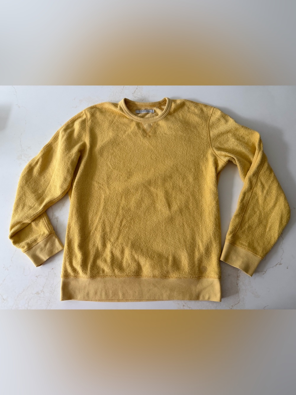 Outerknown yellow sweatshirt